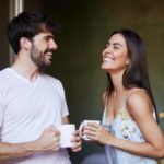 pigeon-forge-couple-laughing-drinking-coffee