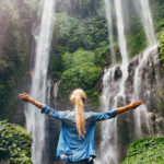 woman-waterfall-pigeon-forge